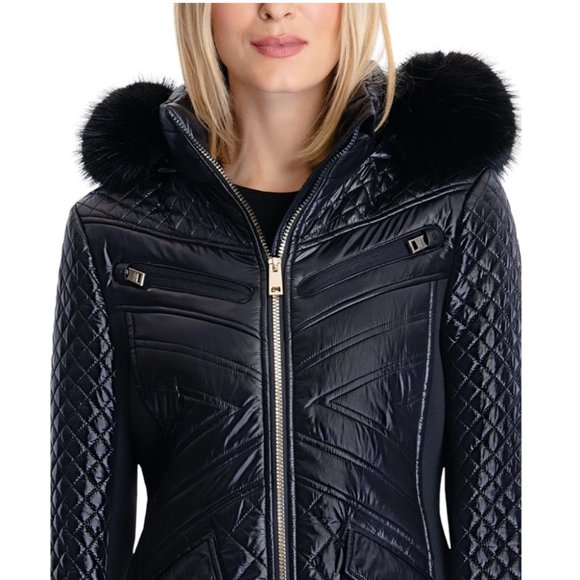 NEW MICHAEL Michael Kors Hooded Quilted Coat - Picture 5 of 7